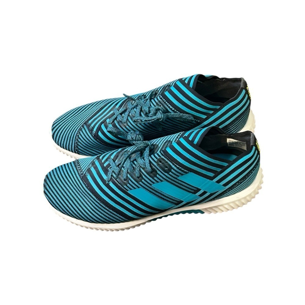 Adidas Mens Nemeziz Tango 17.1 Indoor Soccer Shoes Blue Black Stripe Size 10 - Picture 5 of 9
